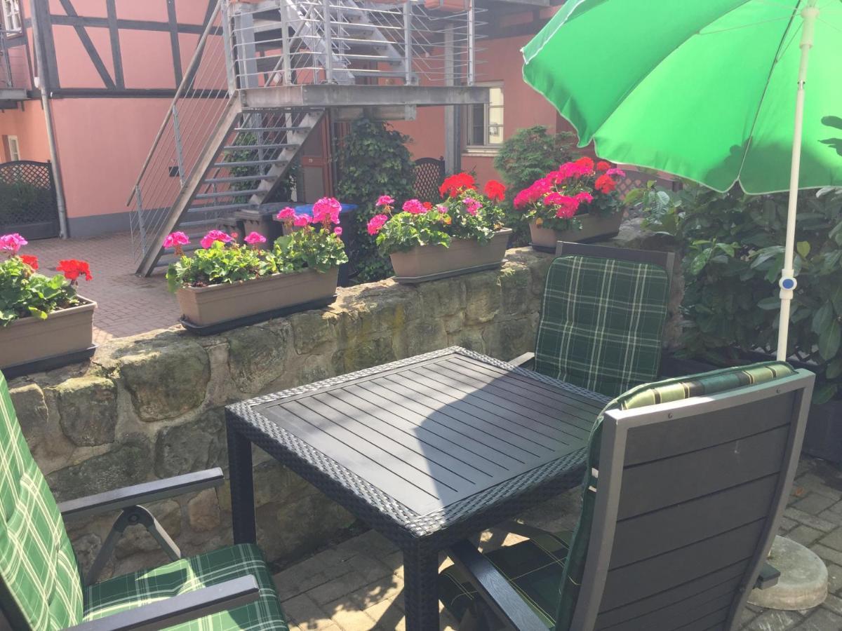 Urlaub Im Fachwerk - Klink Apartment Quedlinburg Luaran gambar