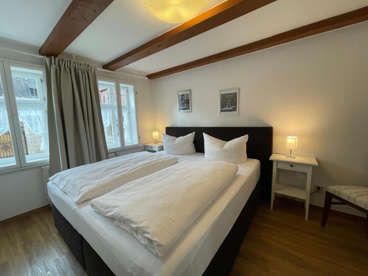 Urlaub Im Fachwerk - Klink Apartment Quedlinburg Luaran gambar