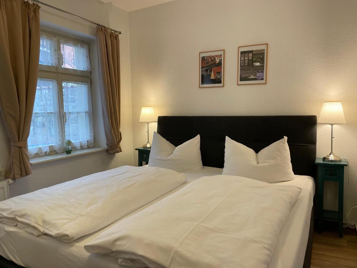 Urlaub Im Fachwerk - Klink Apartment Quedlinburg Luaran gambar