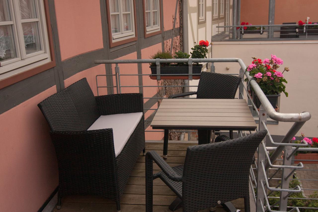 Urlaub Im Fachwerk - Klink Apartment Quedlinburg Luaran gambar